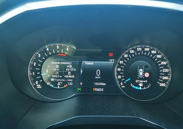 Ford S-Max cena 87900 przebieg: 155340, rok produkcji 2016 z Jedlicze małe 466